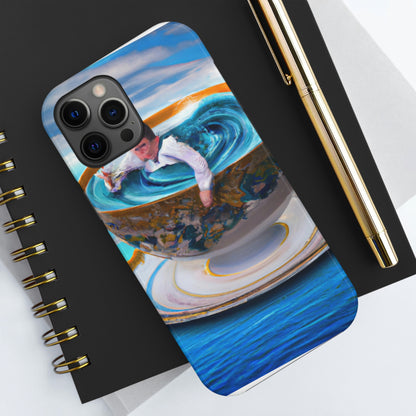 "Adrift in a China Cup: The Story of a Lost Child's Oceanic Adventure" - The Alien Tough Phone Cases