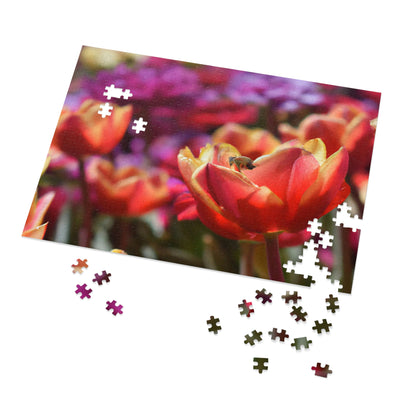 "The Busy Bee's Tulip Trawl" - The Alien Jigsaw Puzzle