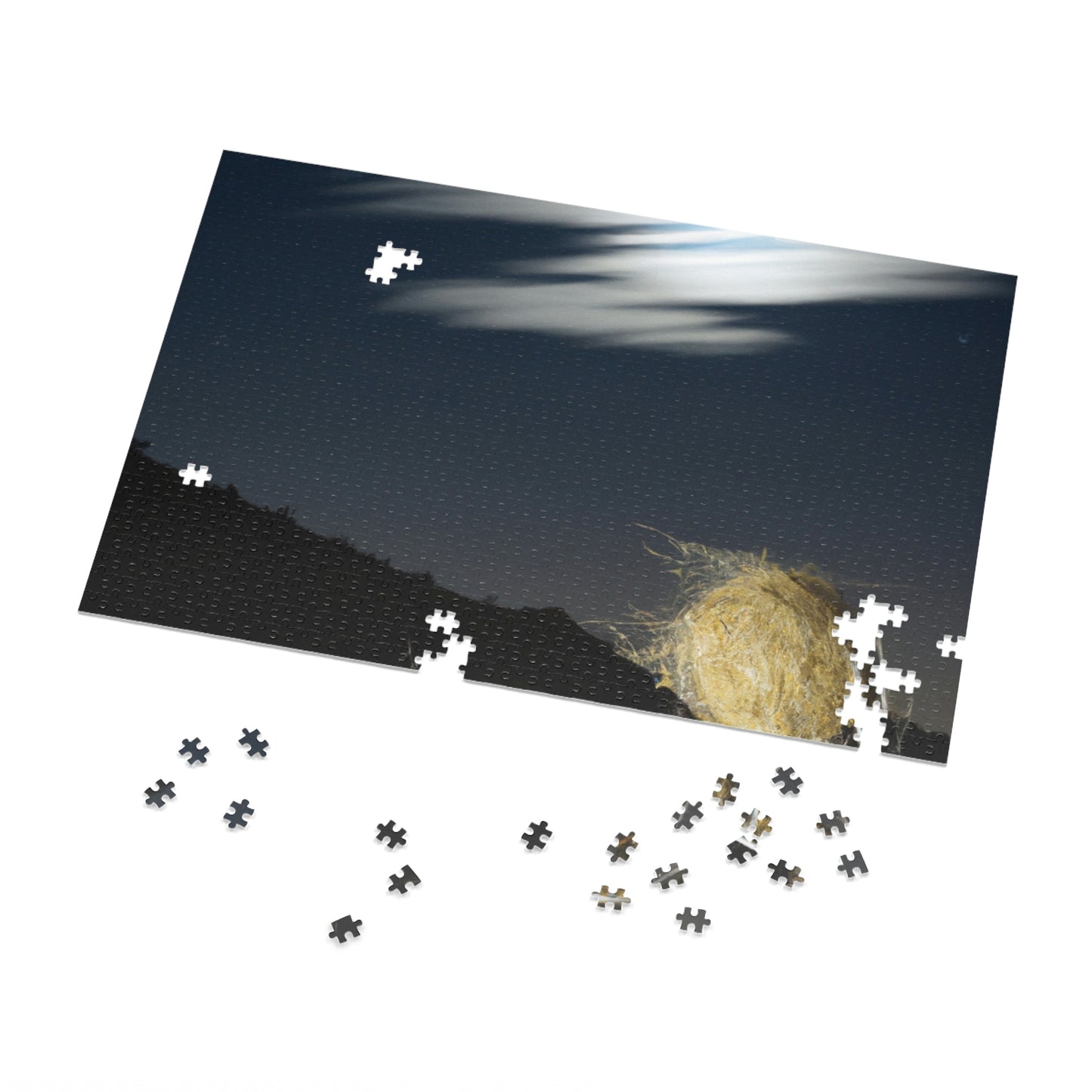 "Midnight in the Desert Tumbleweed" - The Alien Jigsaw Puzzle