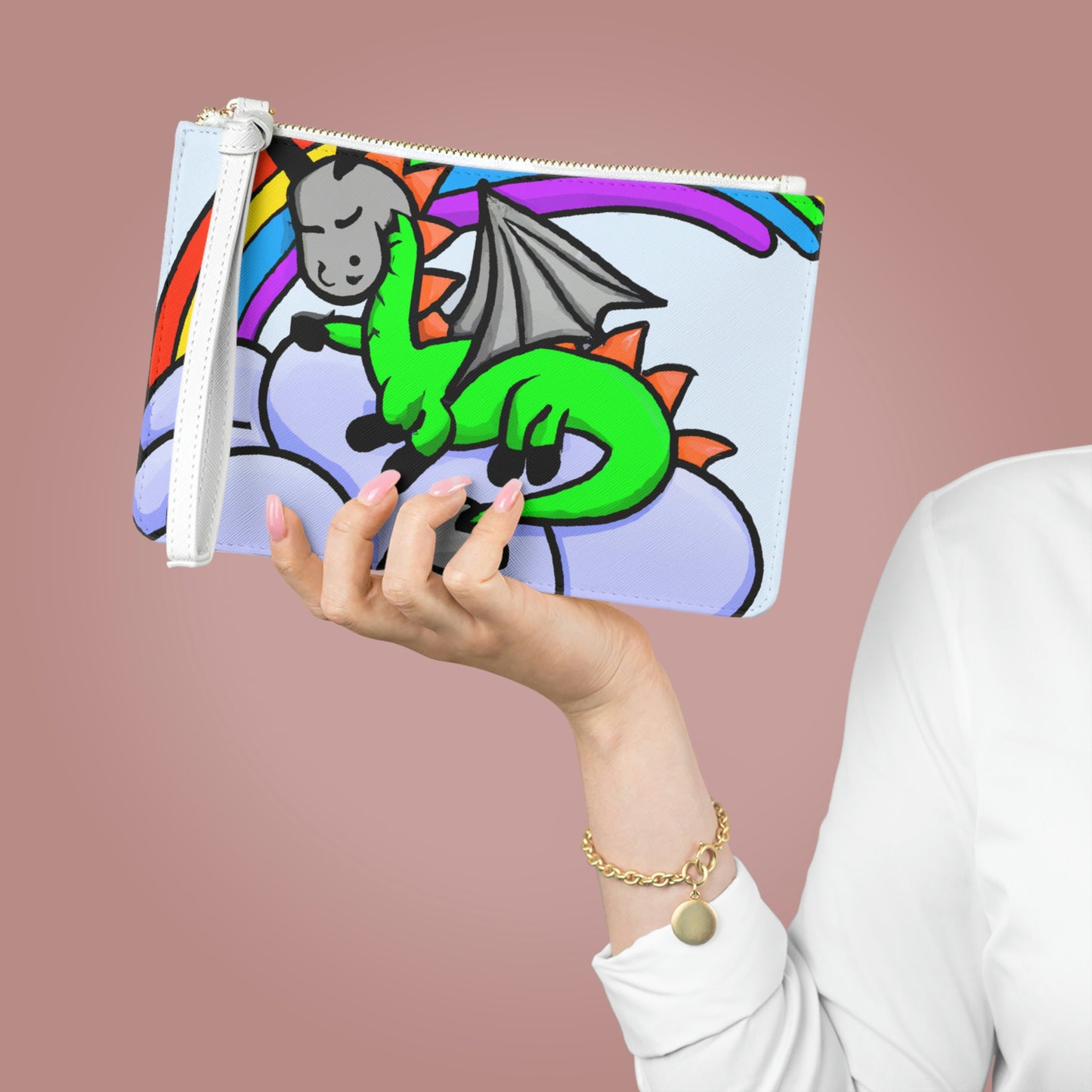 "A Dreamy Dragon's Nap" - The Alien Clutch Bag