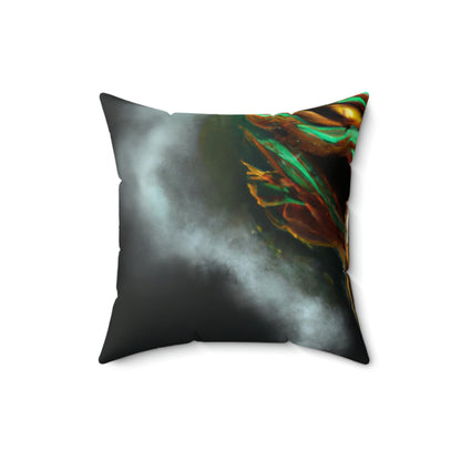 "The Return of the Firebird" - The Alien Square Pillow