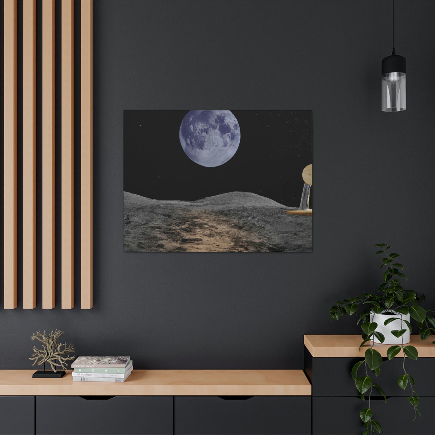 "Reise zum Mond - Erkundung einer Mondlandung" - The Alien Canva