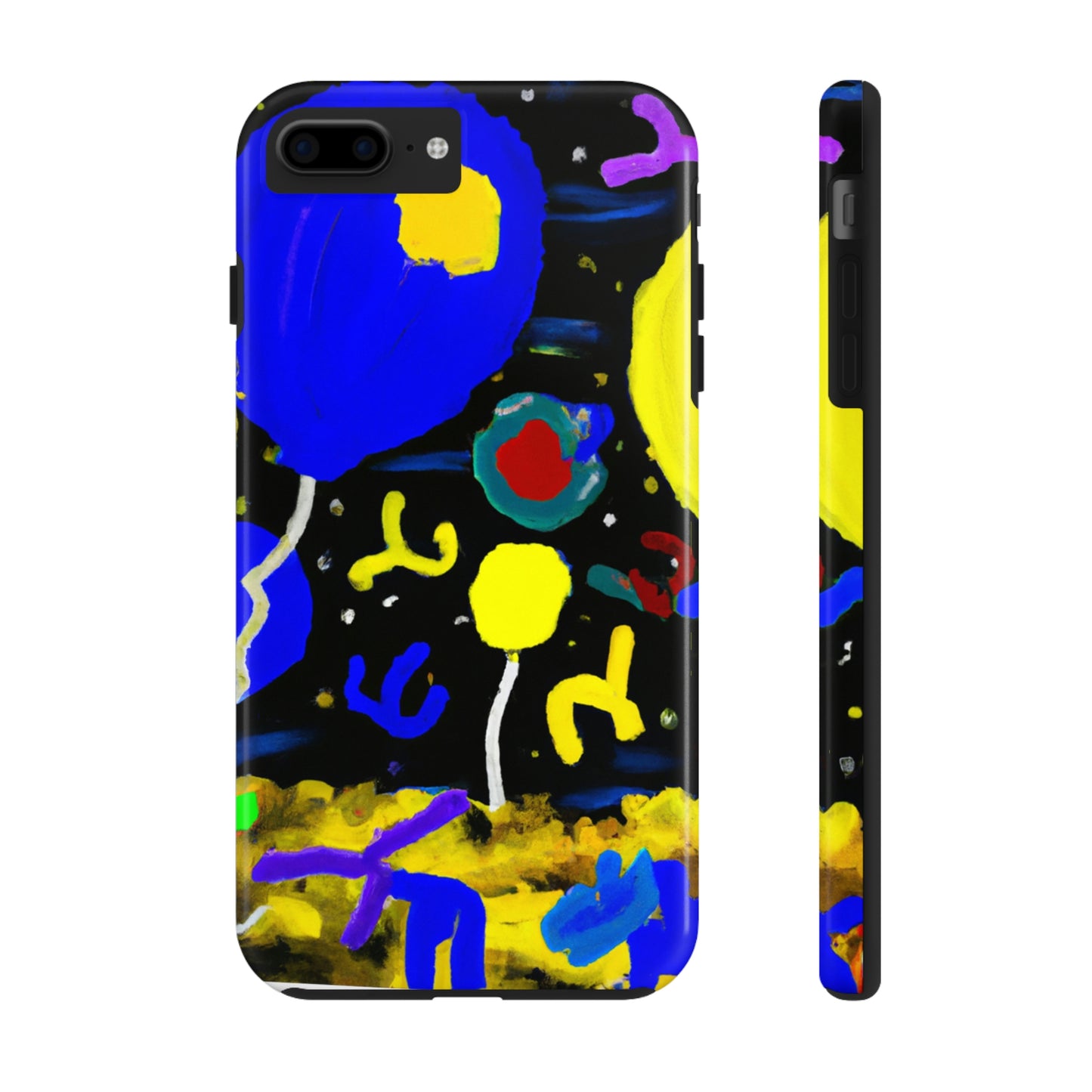 "A Starry Night Rainbow" - The Alien Tough Phone Cases