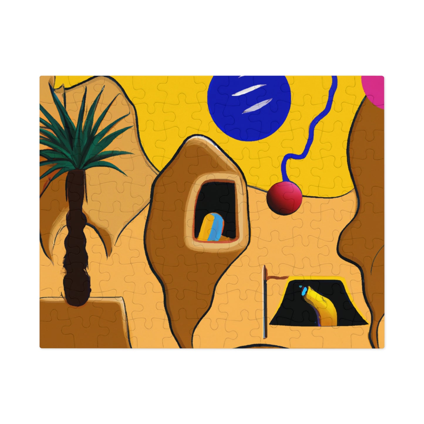 "Desert Mirage: The Forgotten Oasis" - The Alien Jigsaw Puzzle