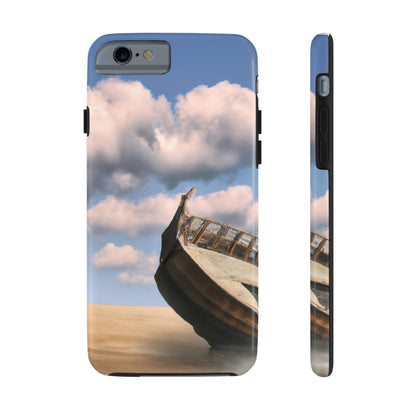 "Ein treibendes Boot: Das verlorene Erbe des Meeres." - Die Alien Tough Phone Cases