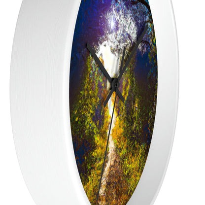 "A Beam of Light on a Forgotten Path" - The Alien Wall Clock