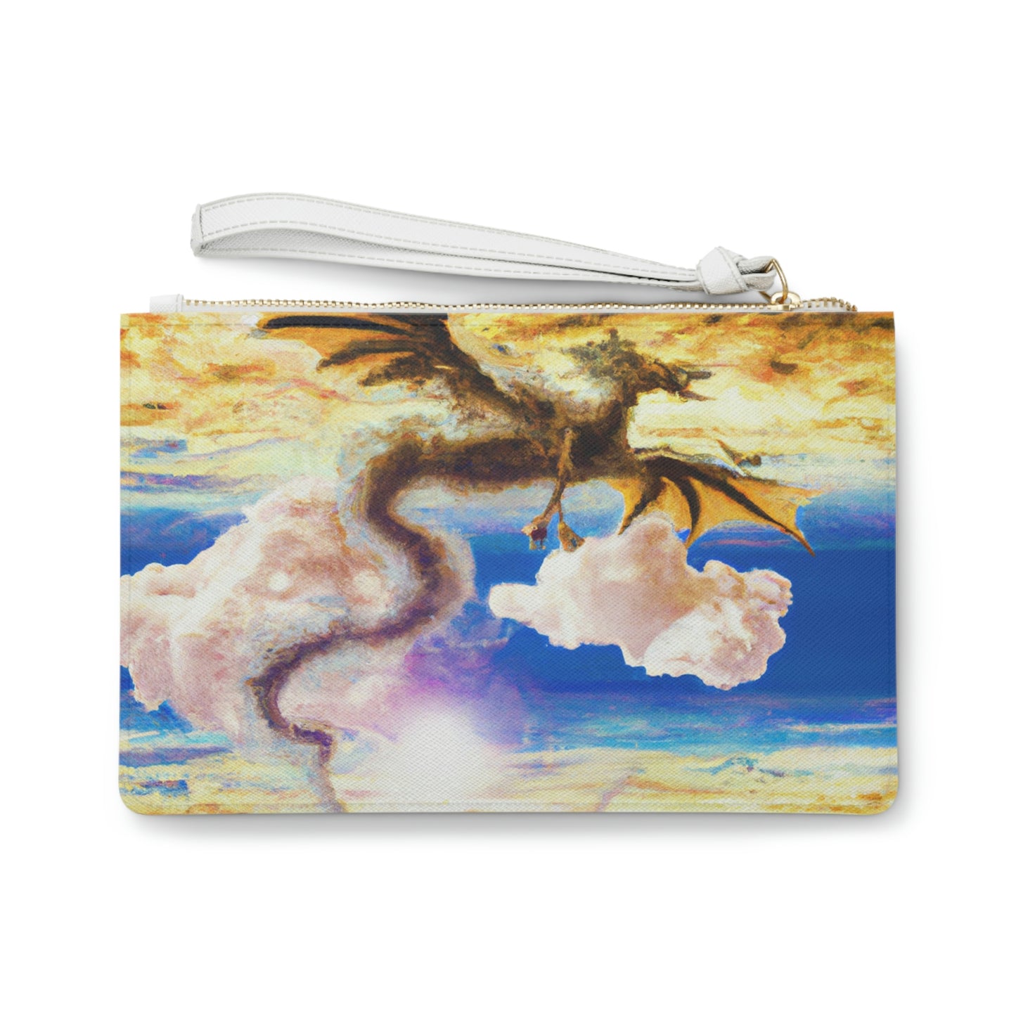 "Un resplandor celestial con un dragón místico" - The Alien Clutch Bag