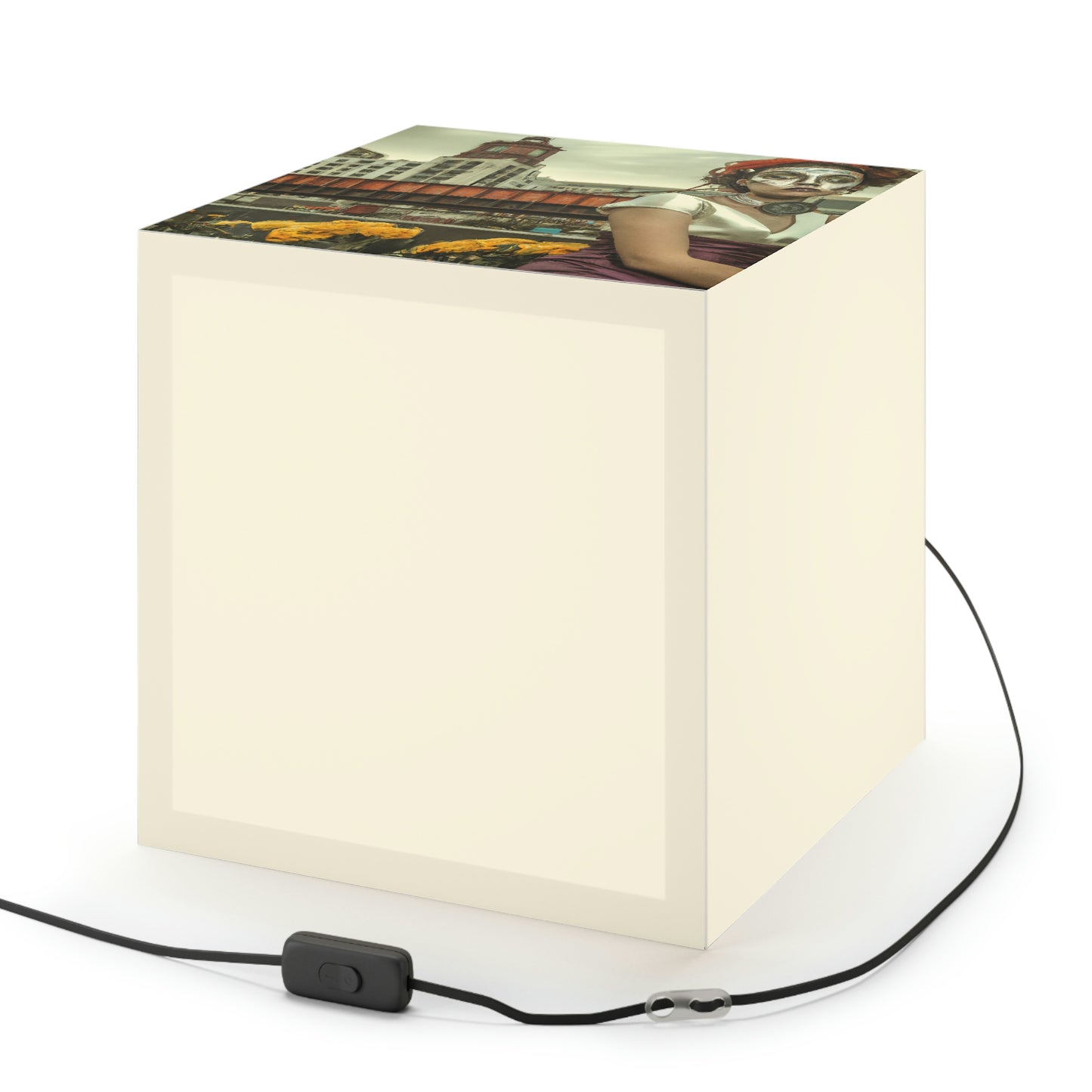 "ChronoTown: Where Time Stands Still" - The Alien Light Cube Lamp