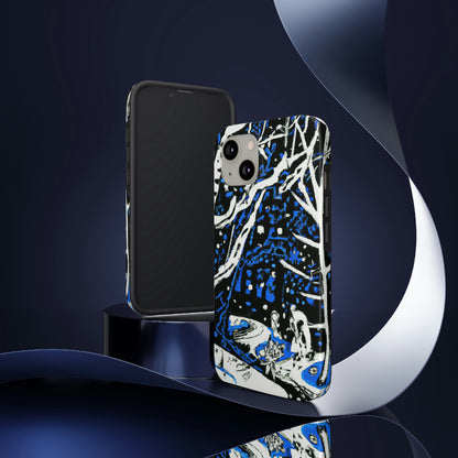 Snowy Forest Night: A Fairytale Odyssey - The Alien Tough Phone Cases