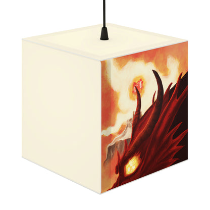 The Crimson Scourge of the Kingdom - The Alien Light Cube Lamp