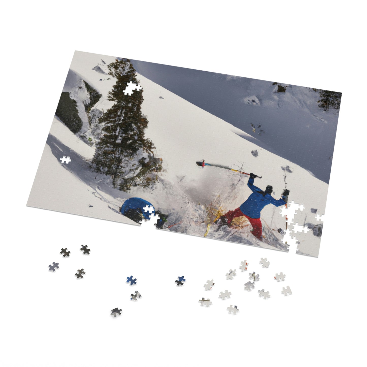 "Avalanche Avalanche: A Spontaneous Ski Trip Gone Wrong" - The Alien Jigsaw Puzzle