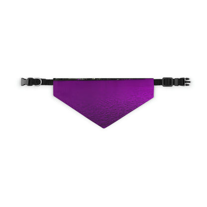 "The Neon Purple Lakefront" - The Alien Pet Bandana Collar