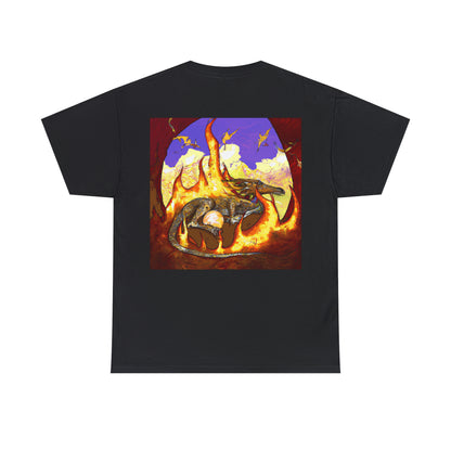 „Ein schlummernder Drache in höllischer Umarmung“ – Das Alien-T-Shirt