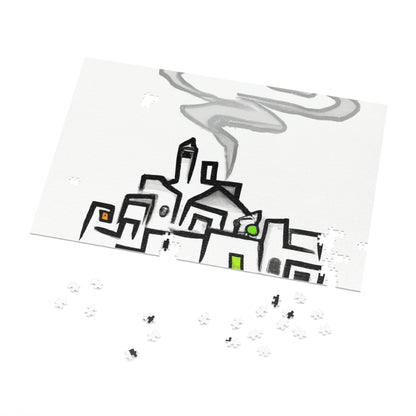 The City In The Mist - The Alien Jigsaw Puzzle