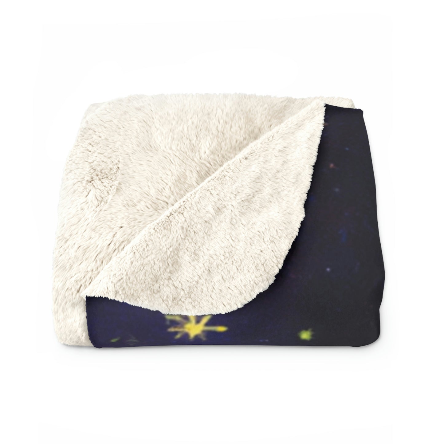 "Drifting Among the Stars: The Story of a Baby Dragon" - The Alien Sherpa Fleece Blanket