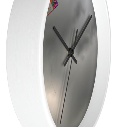 "Daring the Stormy Sky" - El reloj de pared alienígena