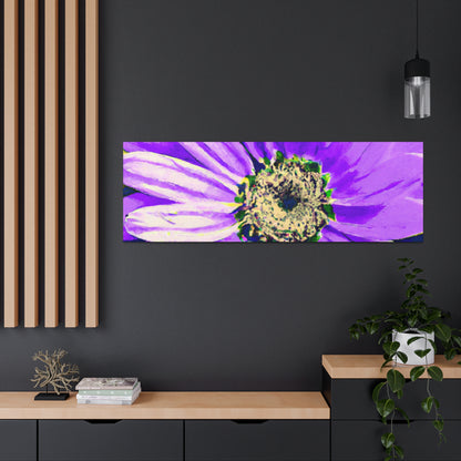 Purple Petals Popping: Create an Eye-Catching Daisy-Rose Fusion - The Alien Canva