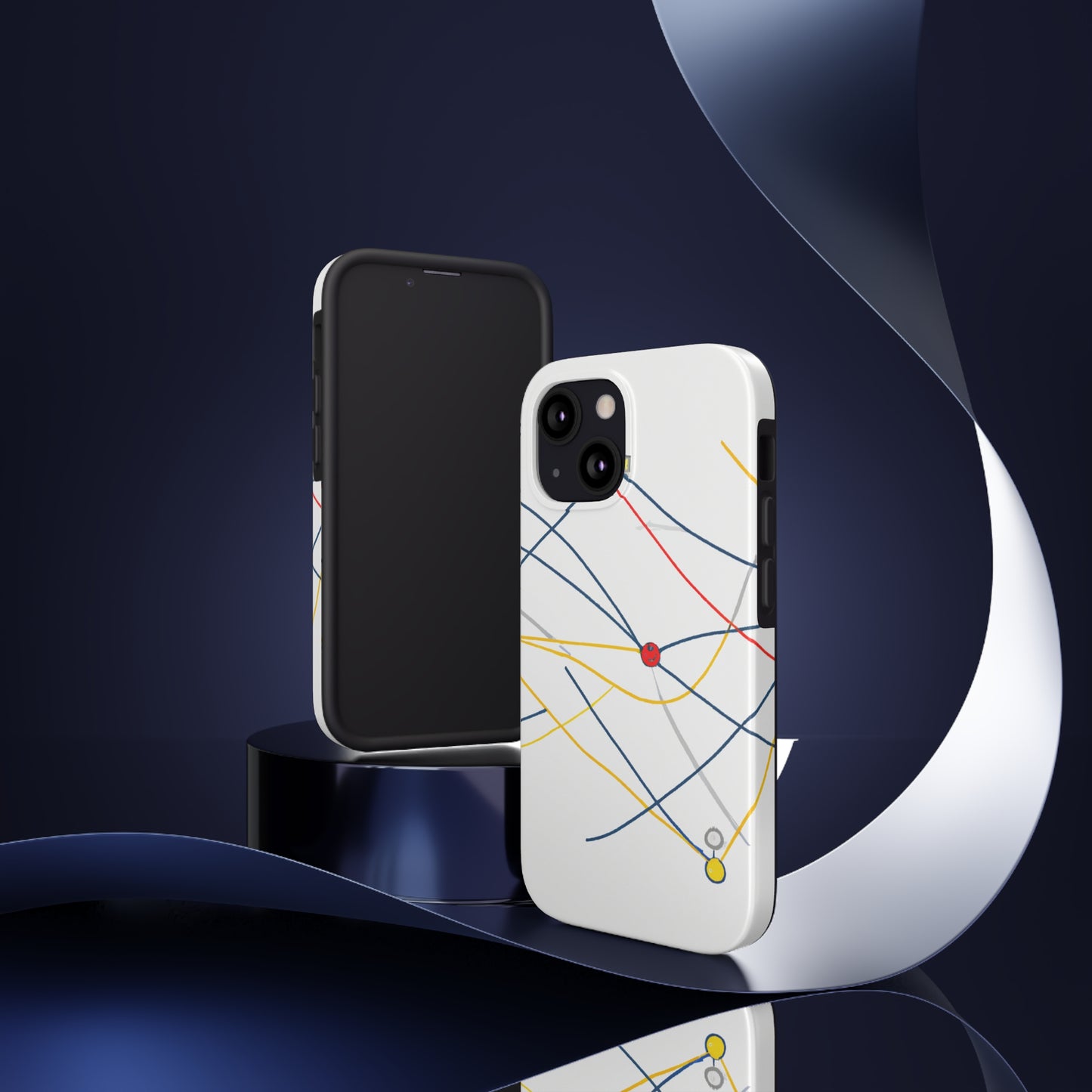 "Exploring the Dynamic Topology: Artful Visualization of a Network Structure." - The Alien Tough Phone Cases