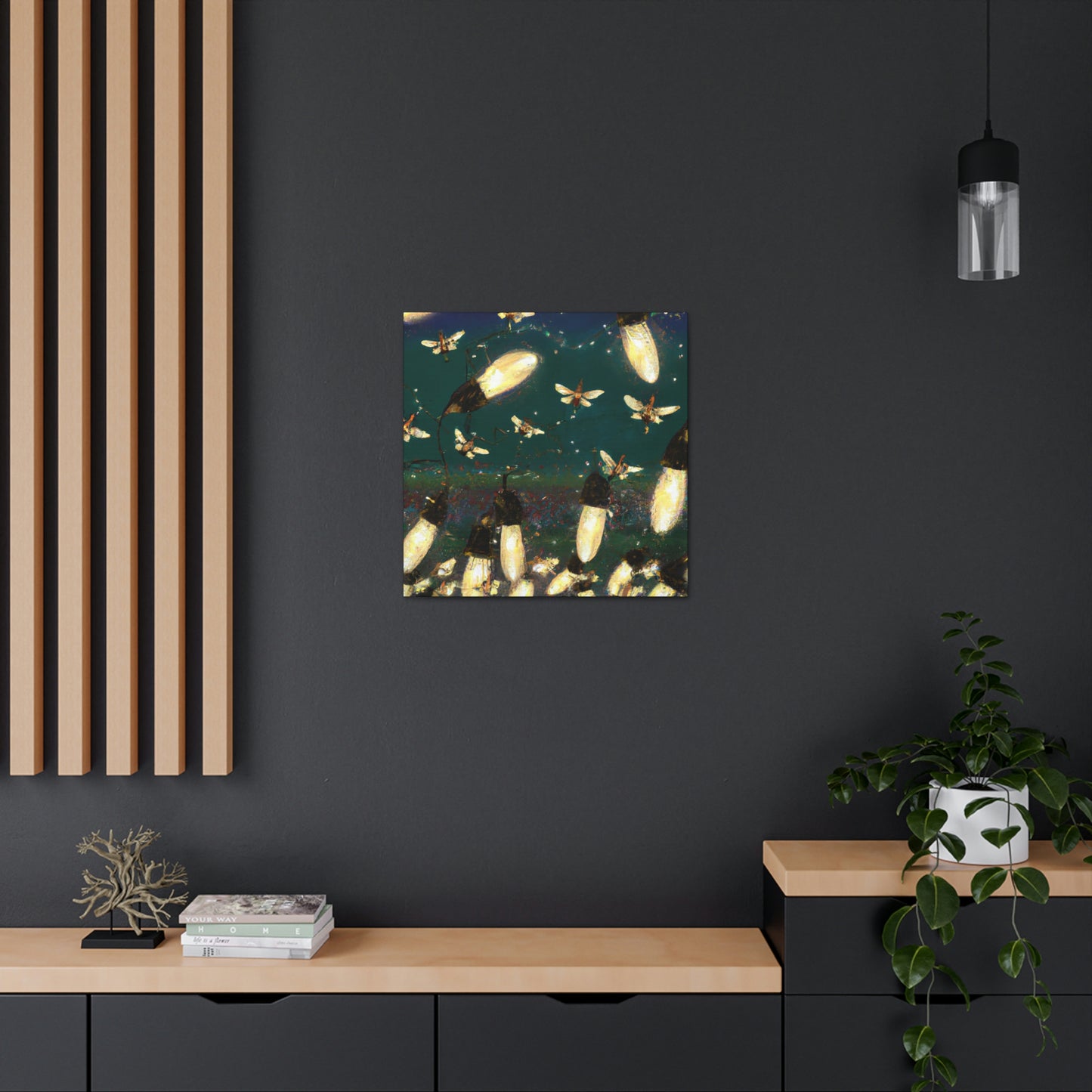 Twinkling Fireflies in the Evening Sky - The Alien Canva