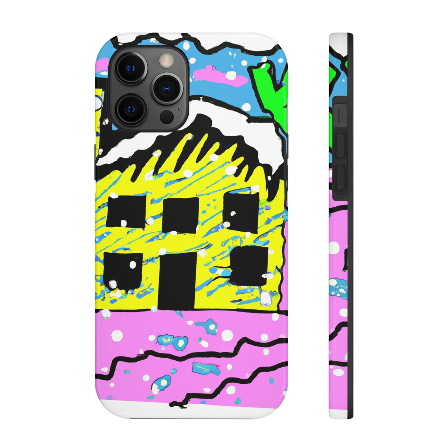 "Desolate Winter Dwelling" - Die Alien Tough Phone Cases