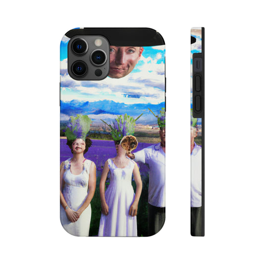 "Lavendel Family Reunion: A Blooming Celebration" - Die Alien Tough Phone Cases