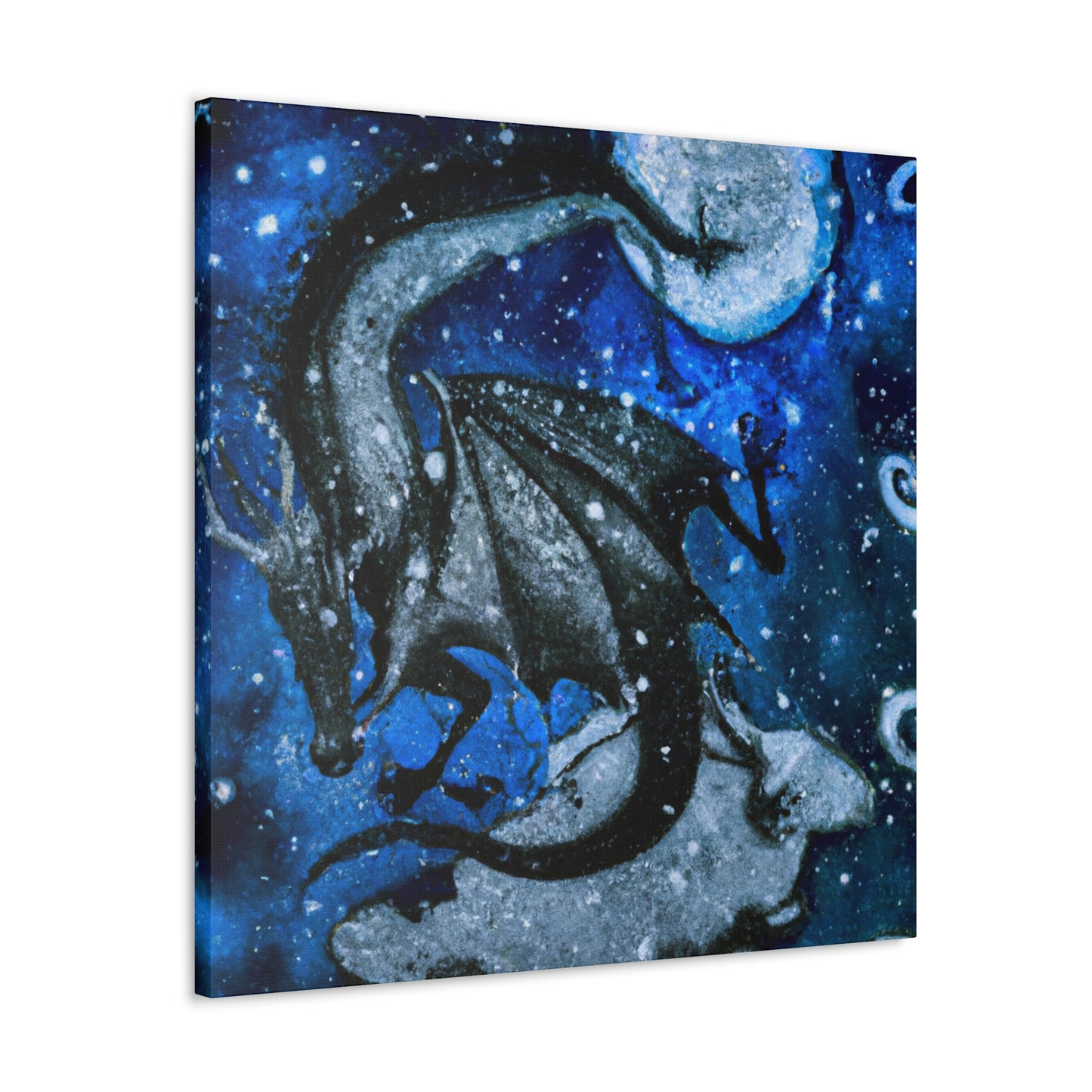 "Frosted Moonlight Dragon" - The Alien Canva