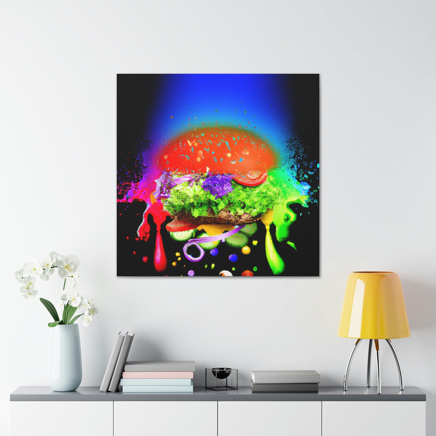 "Burger Rainbow" - The Alien Canva