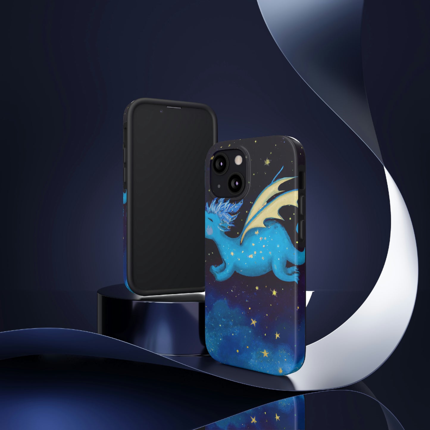 "Drifting Among the Stars: The Story of a Baby Dragon" - The Alien Tough Phone Cases