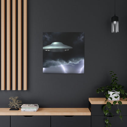 "Stormy Encounter" - The Alien Canva