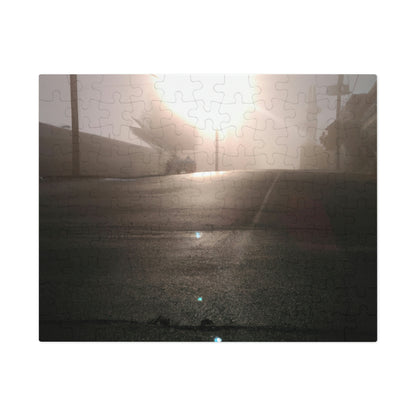 "A Gleaming Dawn in a Misty City". - The Alien Jigsaw Puzzle