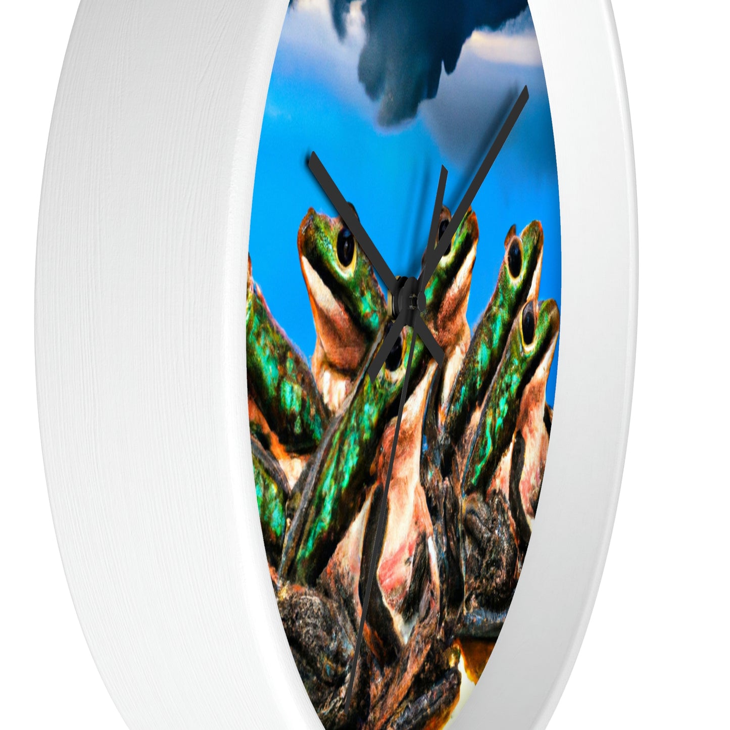 "A Frog Chorus in the Thunderstorm" - The Alien Wall Clock