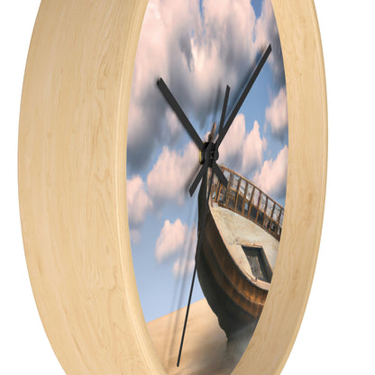 "A Boat Adrift: The Lost Legacy of the Sea." - The Alien Wall Clock