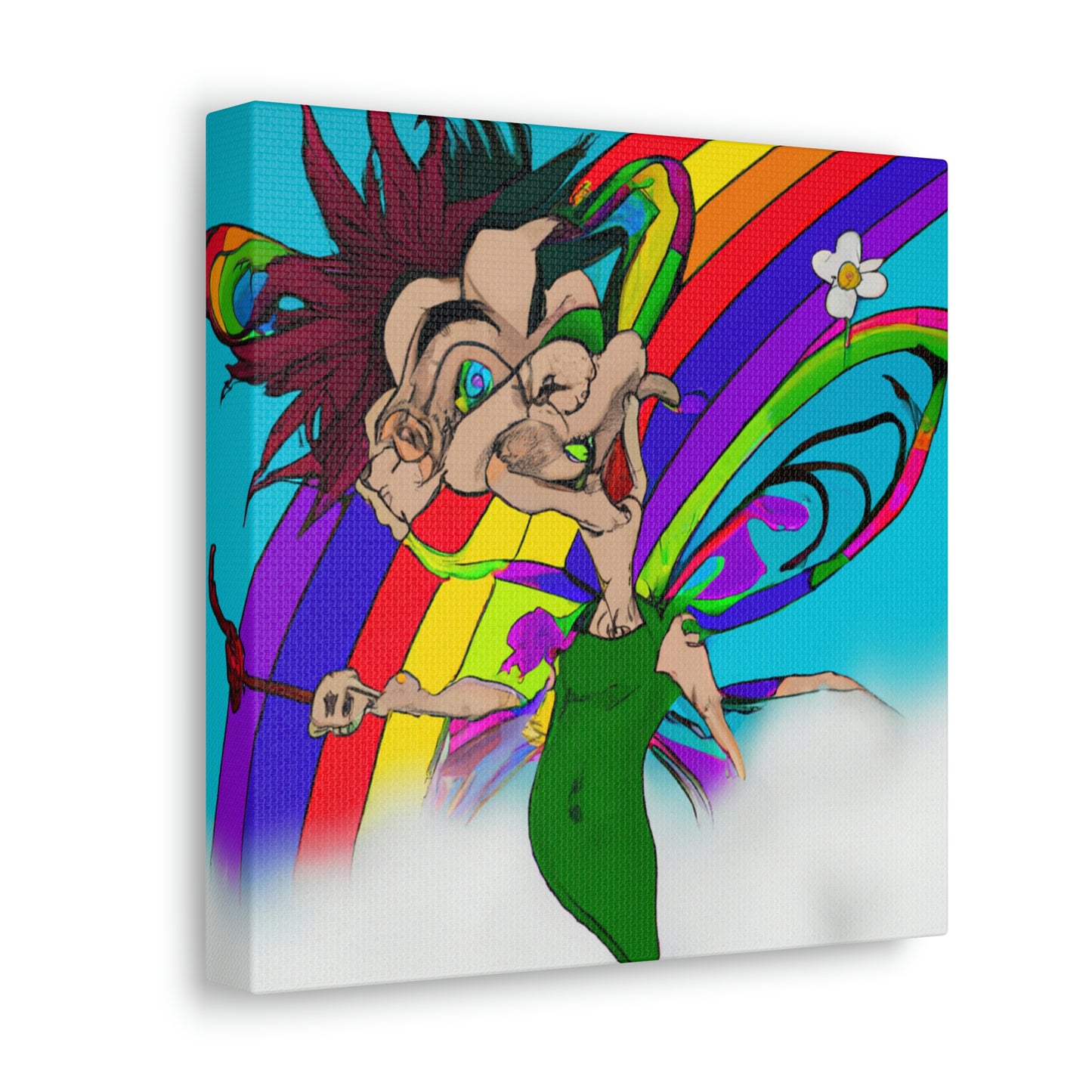 Rainbow Mischief Fairy - Die Alien-Canva