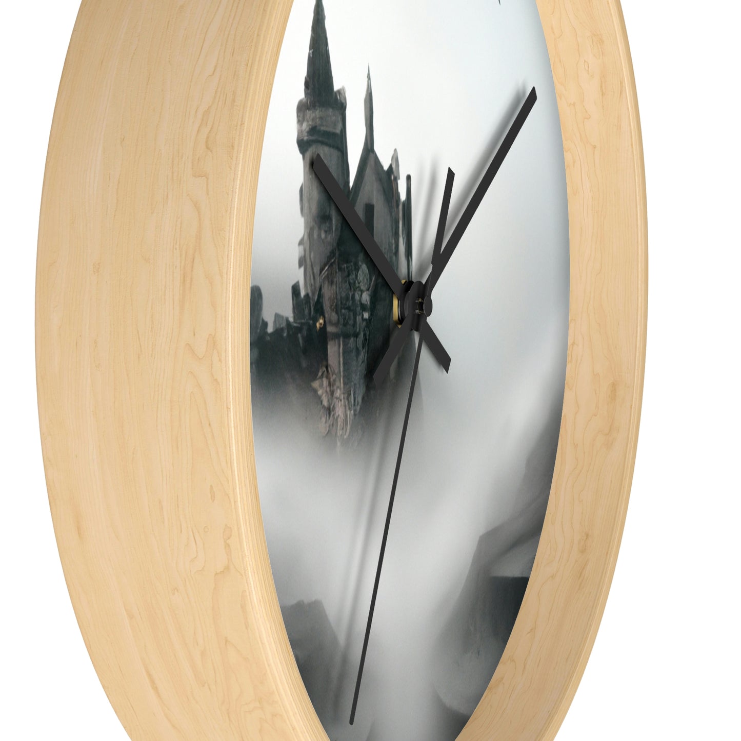 "Ghostly Citadel of the Mist" - The Alien Wall Clock