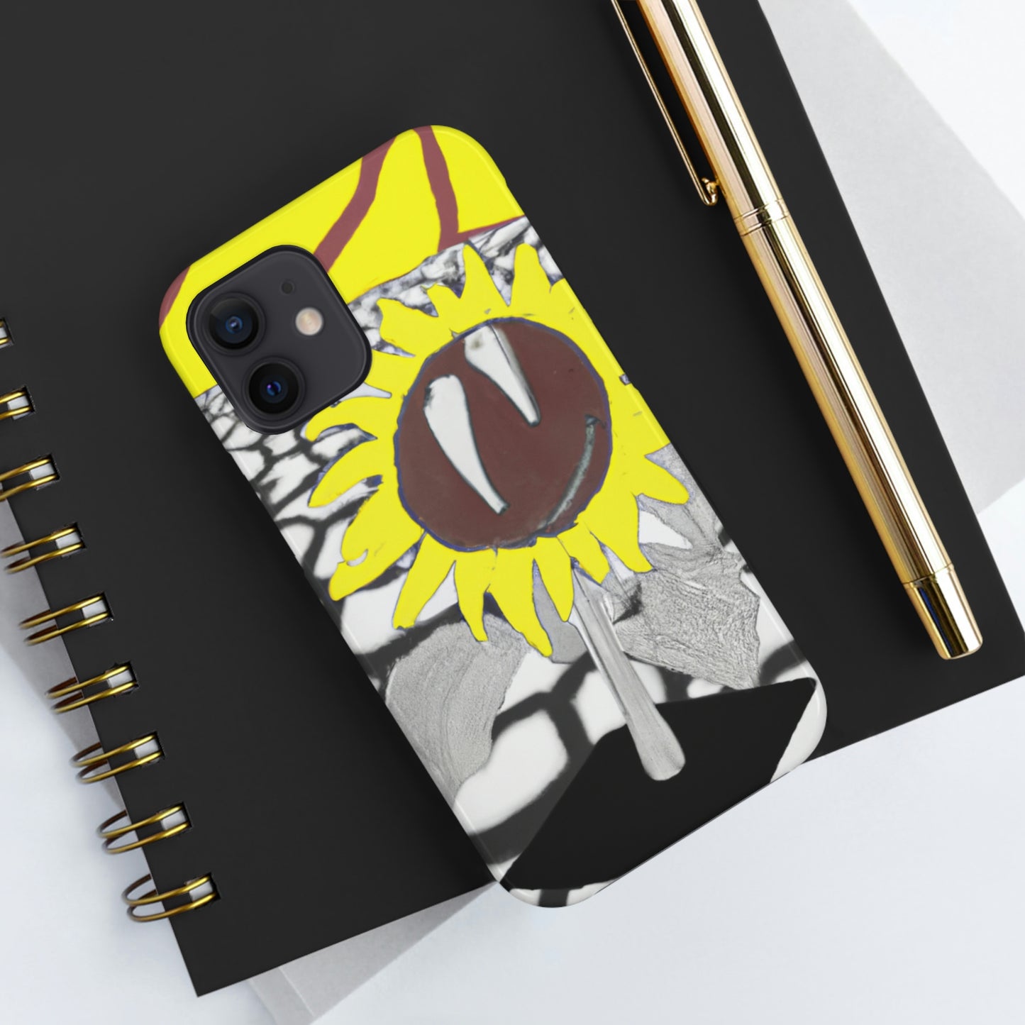 "A Sunflower Withering on a Parched Field" - The Alien Tough Phone Cases