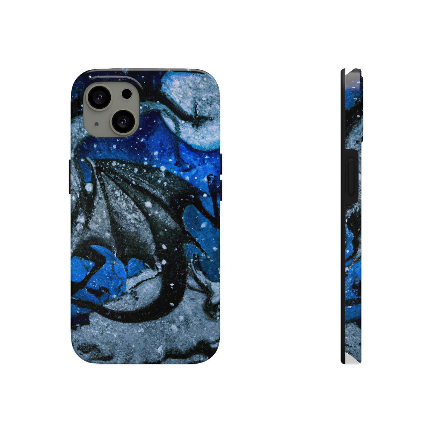 "Frosted Moonlight Dragon" - Die Alien Tough Phone Cases