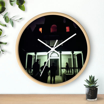 "Halloween Hauntings: Exploring a Haunted House"! - The Alien Wall Clock