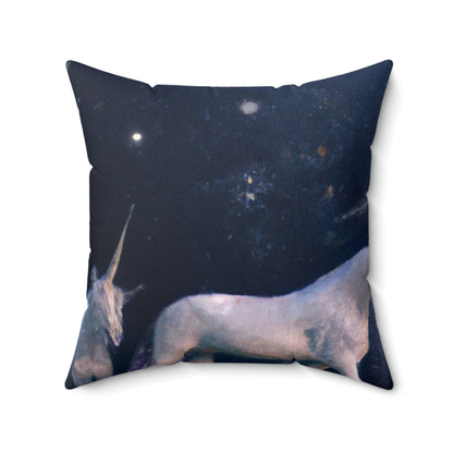 "Moonlit Mystique" - The Alien Square Pillow