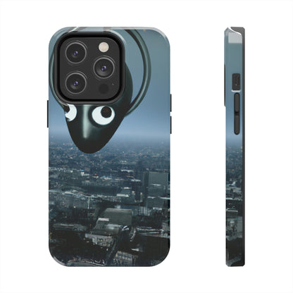 "A Distant Spark: An Alien's Search for Sanctuary in the City." - The Alien Tough Phone Cases