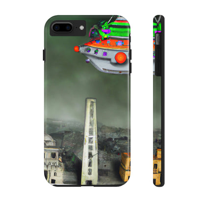 "Rätsel in den Ruinen" - Die Alien Tough Phone Cases