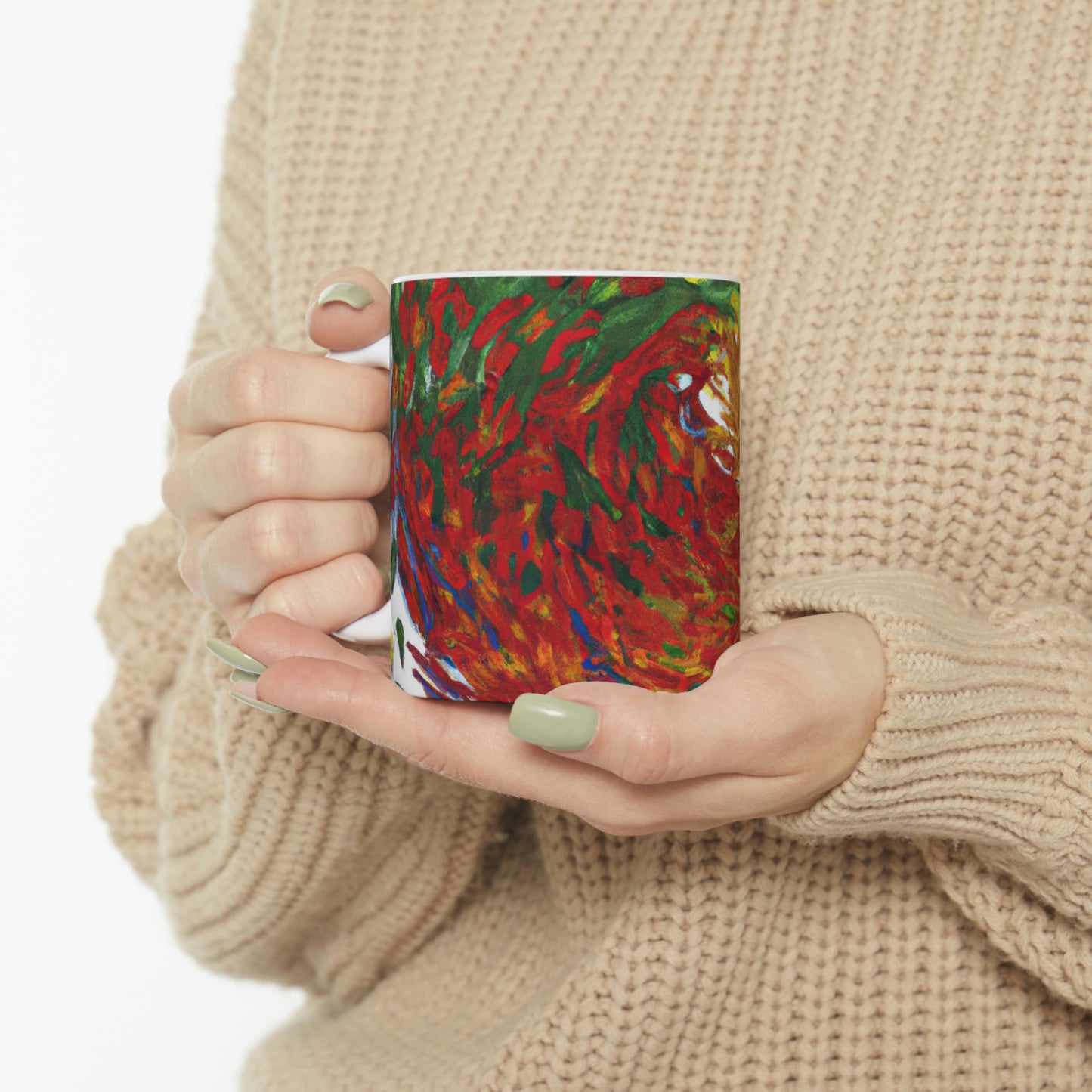 "Autumnal Whirl" - The Alien Ceramic Mug 11 oz