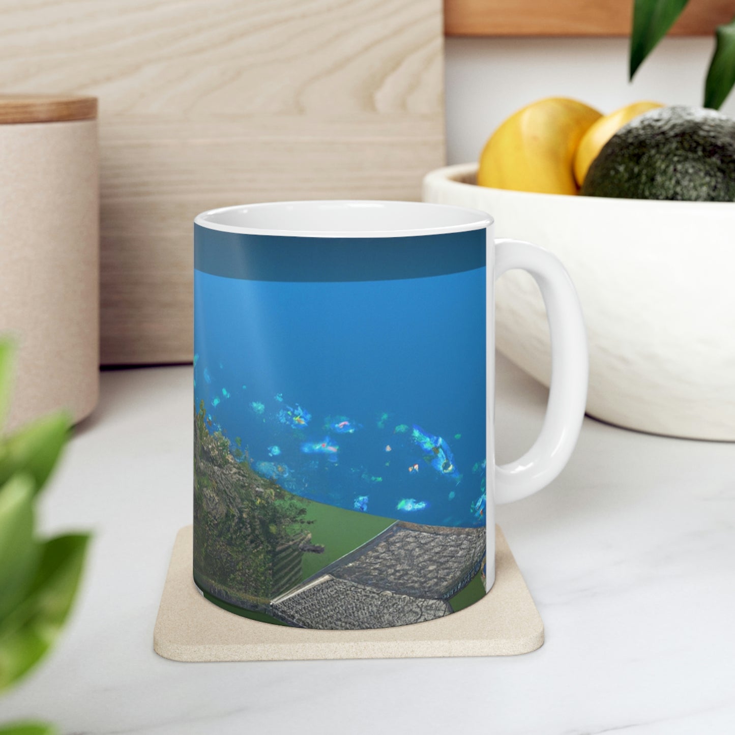 "Aquatheater: música sumergida y actuación" - The Alien Taza de cerámica 11 oz