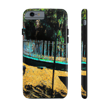 "Lost in the Shadows of Oblivion: A Journey Through the Abandoned Zoo" - The Alien Tough Phone Cases