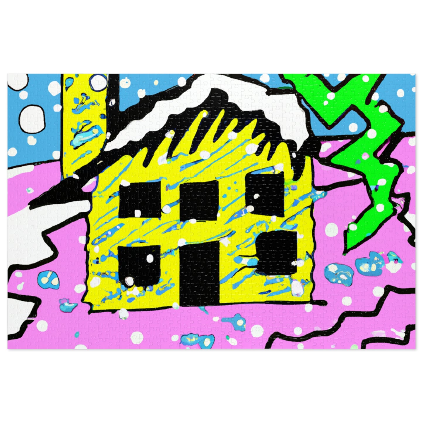 "Desolate Winter Dwelling" - The Alien Jigsaw Puzzle