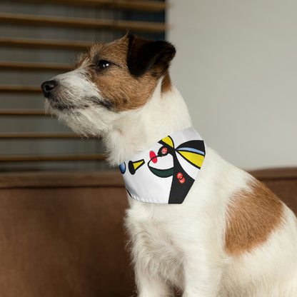 "La vida en la sombra de la muerte" - El collar de bandana para mascotas alienígenas