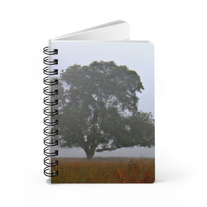 The Lonely Tree in the Foggy Meadow - The Alien Spiral Bound Journal