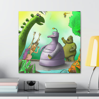 "Intergalactic Zoo Adventures" - The Alien Canva