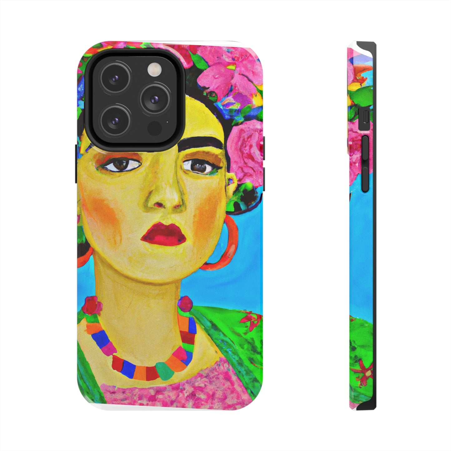 "Fierce and Free: Un tributo a las mujeres mexicanas inspirado en Frida Kahlo" - The Alien Tough Phone Cases