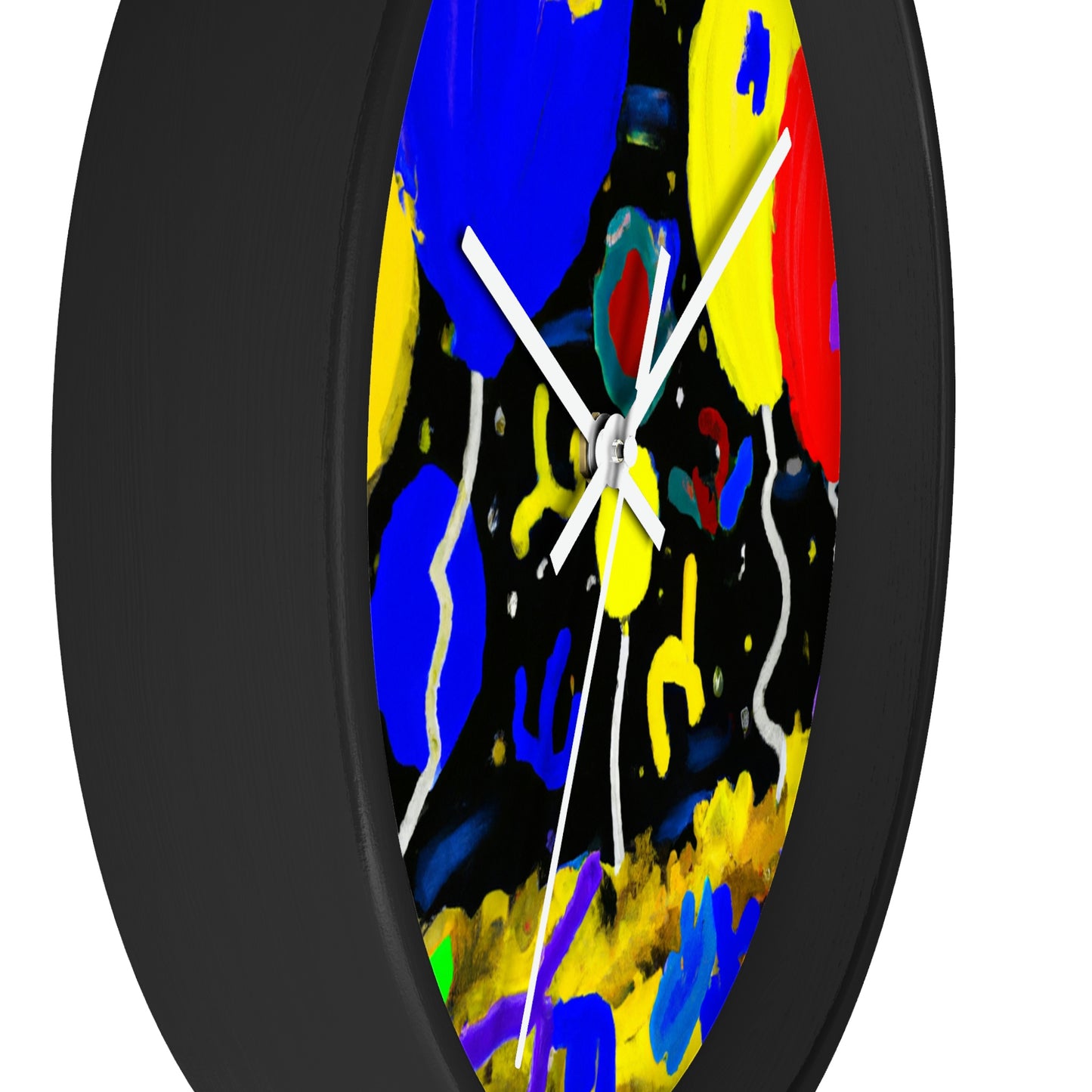 "A Starry Night Rainbow" - El reloj de pared alienígena