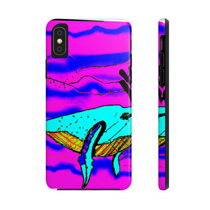 "Glow of the Neon Sea" - The Alien Tough Phone Cases